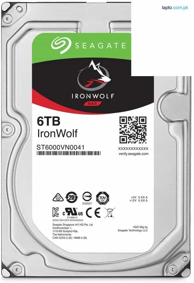 SEAGATE 6TB of Capacity,NAS-Optimised Performance (7200 RPM 256 MB CACHE) ST6000VN001 1