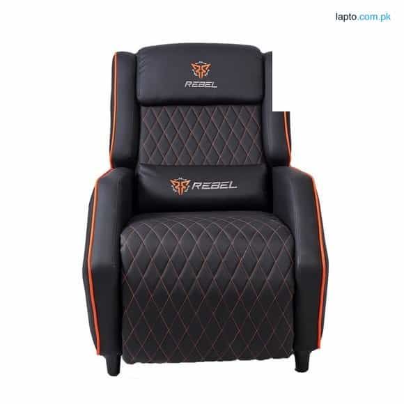 Rebel Wraith Gaming Sofa - Black/Orange 1