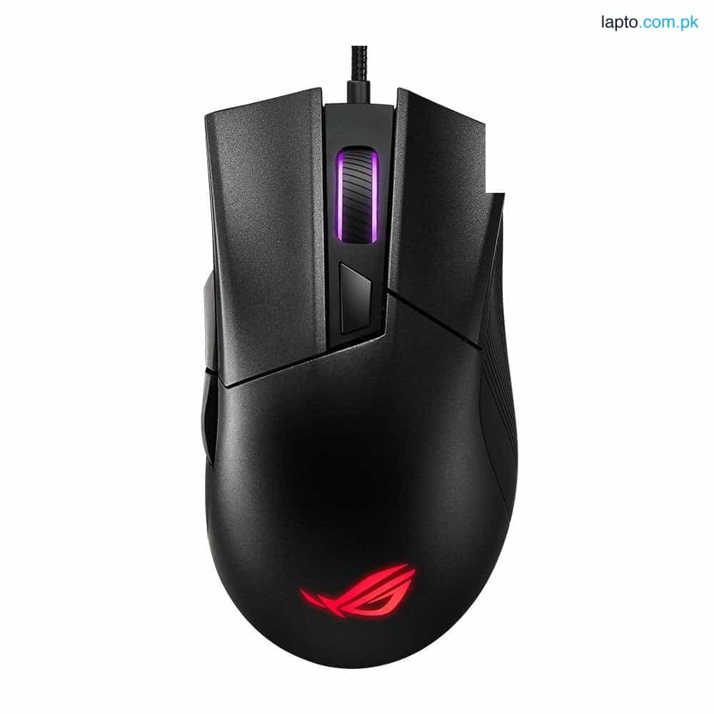 ASUS P507 ROG GLADIUS II CORE OPTICAL 6200-DPI RGB USB GAMING MOUSE) 1