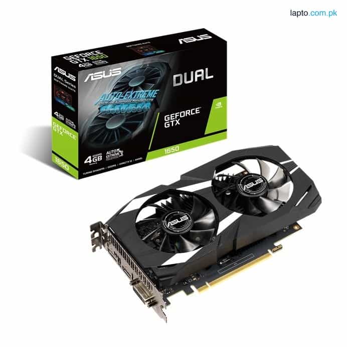 ASUS Dual GeForce® GTX 1650 OC edition 4GB GDDR5 is your ticket into PC gaming. 1