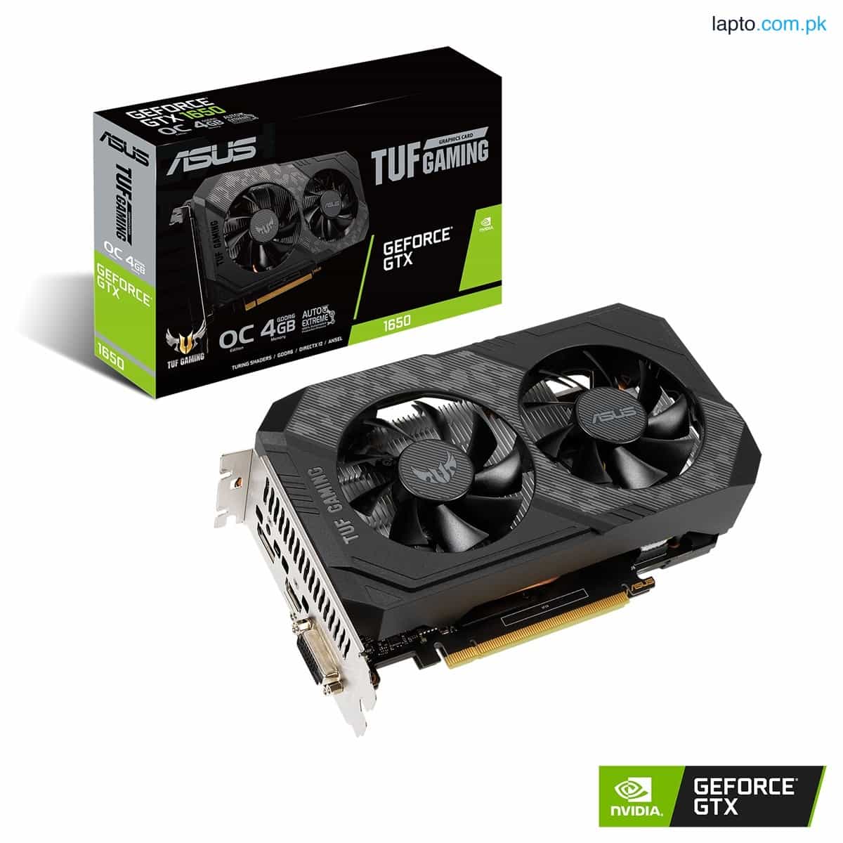 ASUS TUF Gaming GeForce® GTX 1650 OC Edition 4GB GDDR6 is your ticket into PC gaming. 1