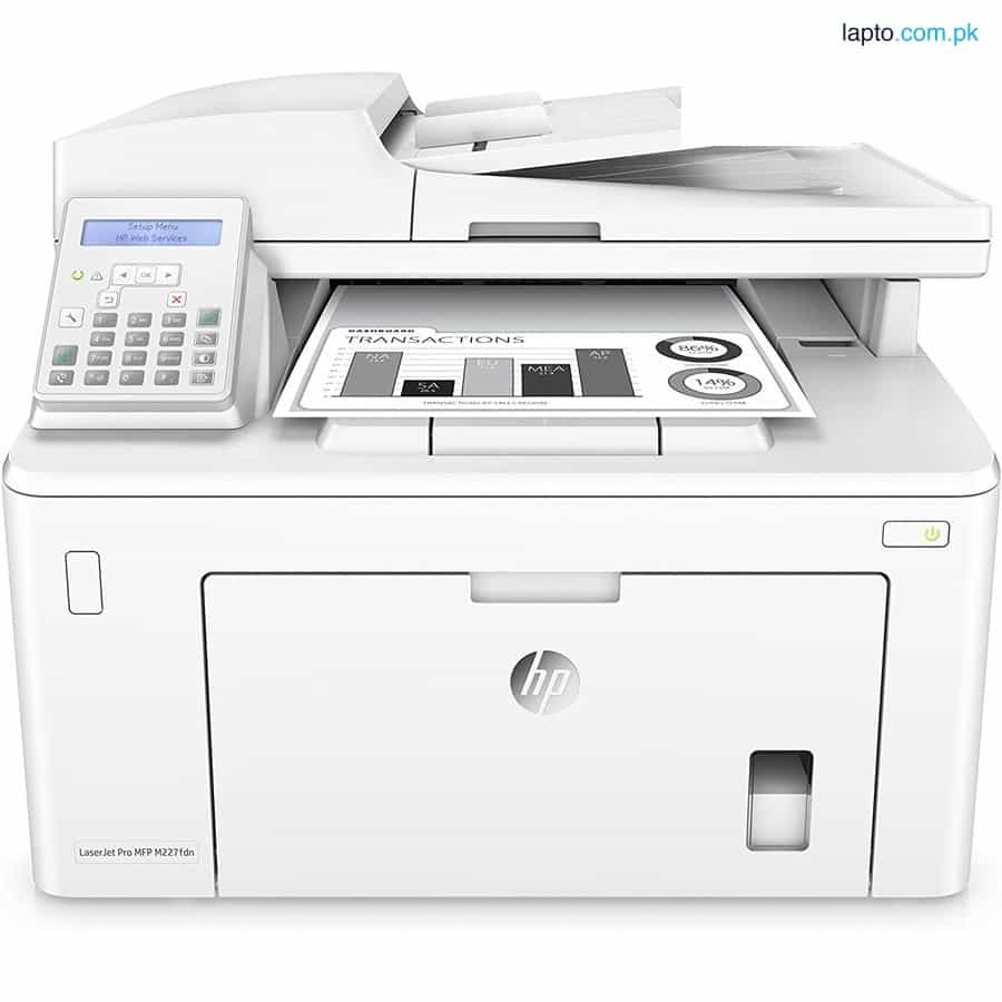 HP LaserJet Pro MFP M227fdn All in One Laser Printer 1