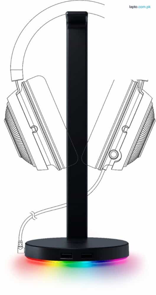 Raser Base Station V2 Chroma  Headset Stand Black - White 1
