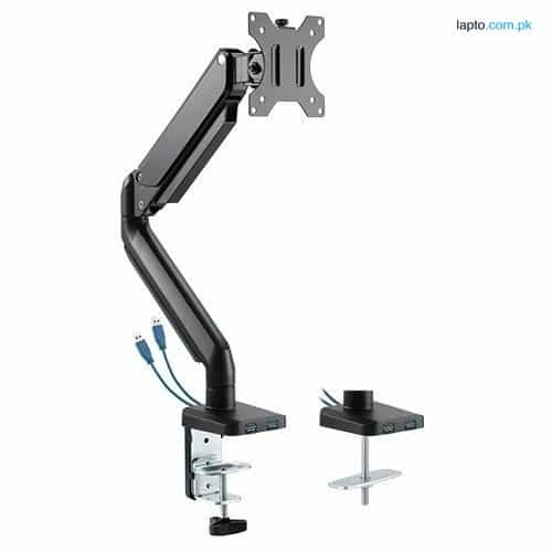 Twisted Minds Mechanical Spring Monitor Arm, Aluminum Slim, Single Monitor, Free Tilt Design, Detachable VESA Plate, Black | TM-26-C06U 3