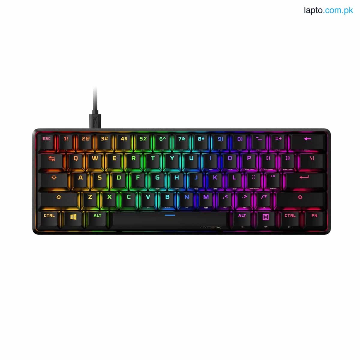 HyperX Alloy Origins 60 Mechanical Gaming Keyboard – HyperX Red – Linear Switches – HKBO1S-RB-US/G 1
