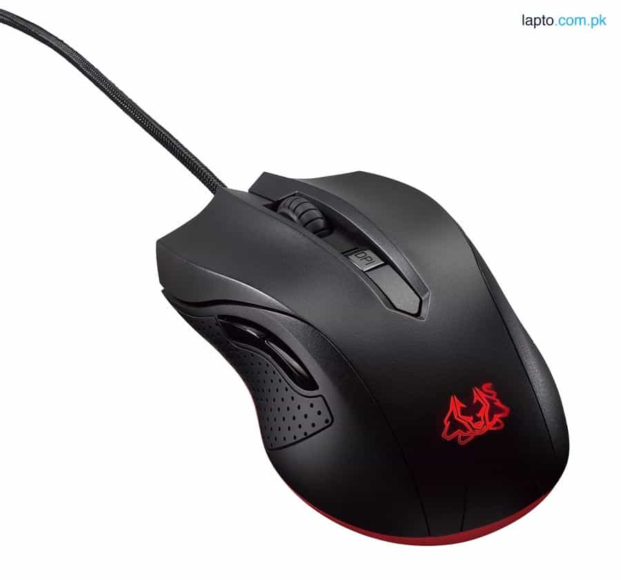 ASUS CERBERUS OPTICAL 2500-DPI LED LIGHTING USB GAMING MOUSE 1