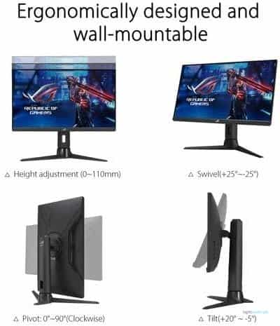 Asus Rog Strix XG259QNS – 380Hz 1080p FHD IPS 25″ Gaming Monitor 2