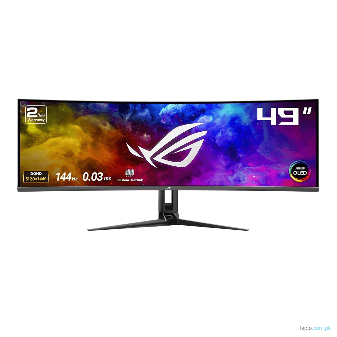 Asus Rog Swift OLED PG49WCD – 144Hz 1440p DQHD VA 49″ Curved Gaming Monitor 1