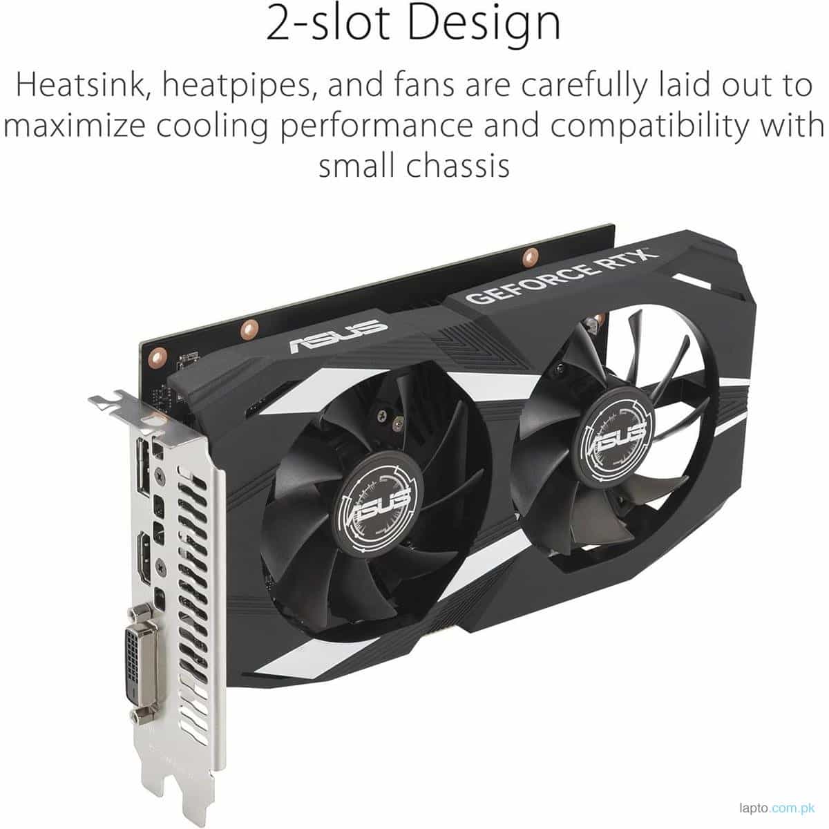 Asus Dual NVIDIA GeForce RTX 3050 6GB OC Edition Graphics Card 3
