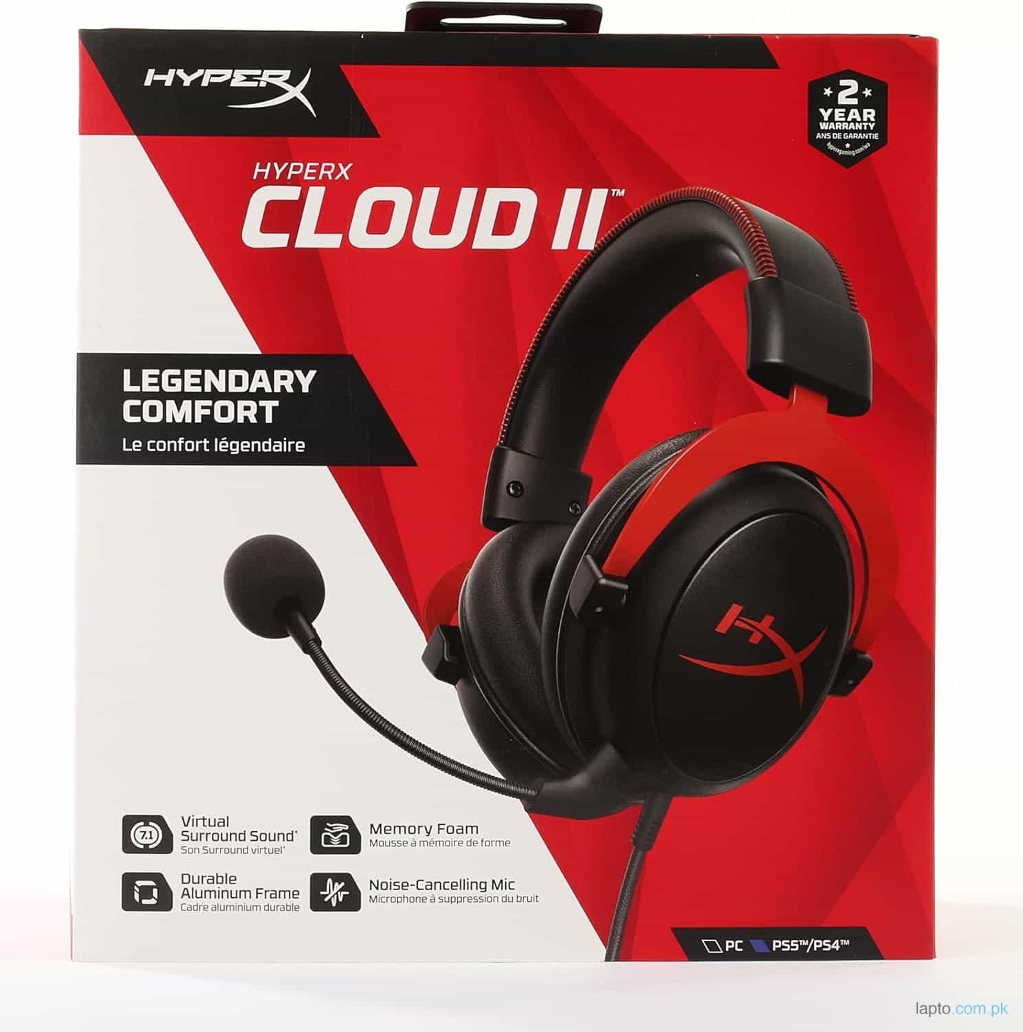 HyperX Cloud II – Gaming Headset, 7.1 Surround Sound 3