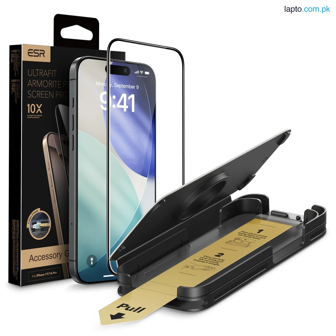 iPhone 17 Pro Max ESR UltraFit Armorite Pro Glass Protector 1 Pack – Clear