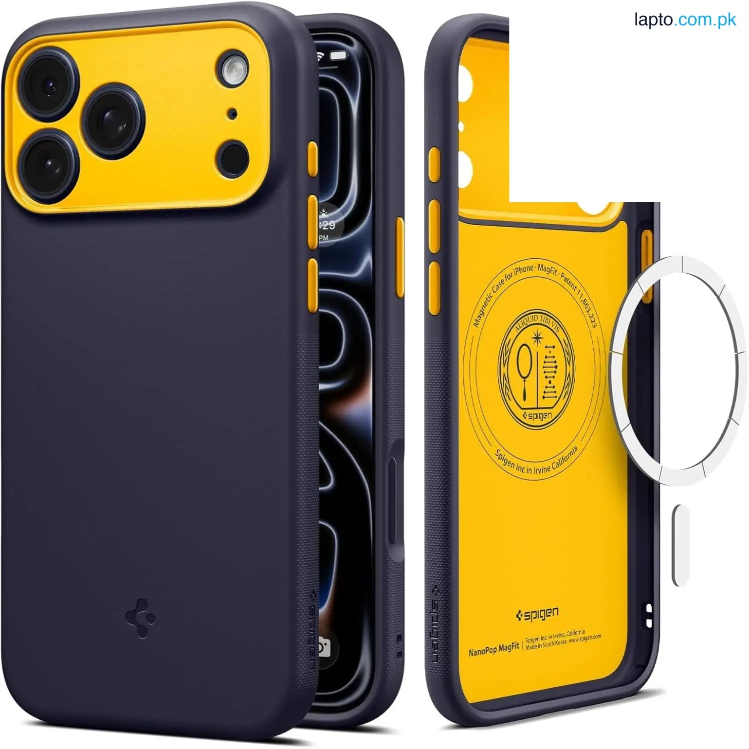 Apple iPhone 17 Pro Max Nano Pop MagFit Case by Spigen – ACS10260 – Blueberry Navy