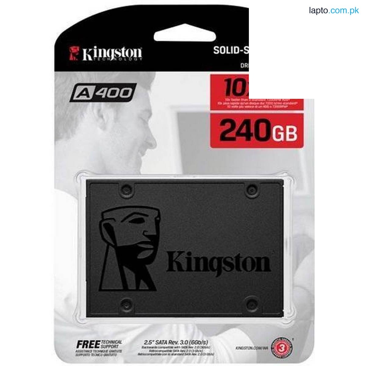 Kingston 240Gb A400 Sata3 2.5 Ssd - 7Mm Height