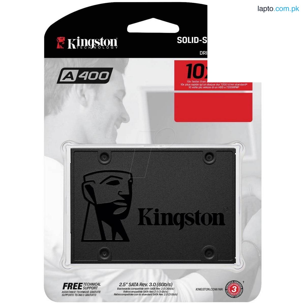 Kingston 120GB A400 SATA3 2.5 SSD - 7mm height