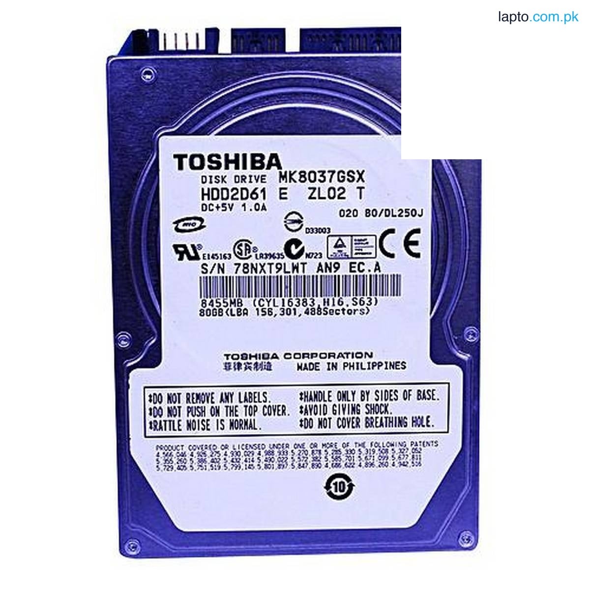 Generic 80gb 80 gb 2.5 SATA Internal Hard Drive For Laptop/PS3/Mac (80 GB)