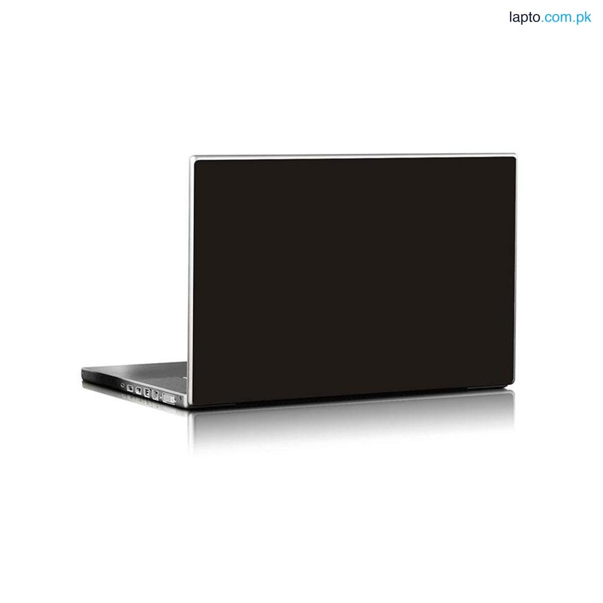 Universal Laptop Back Skin Matte Texture - Black/Laptop Back Wallpaper