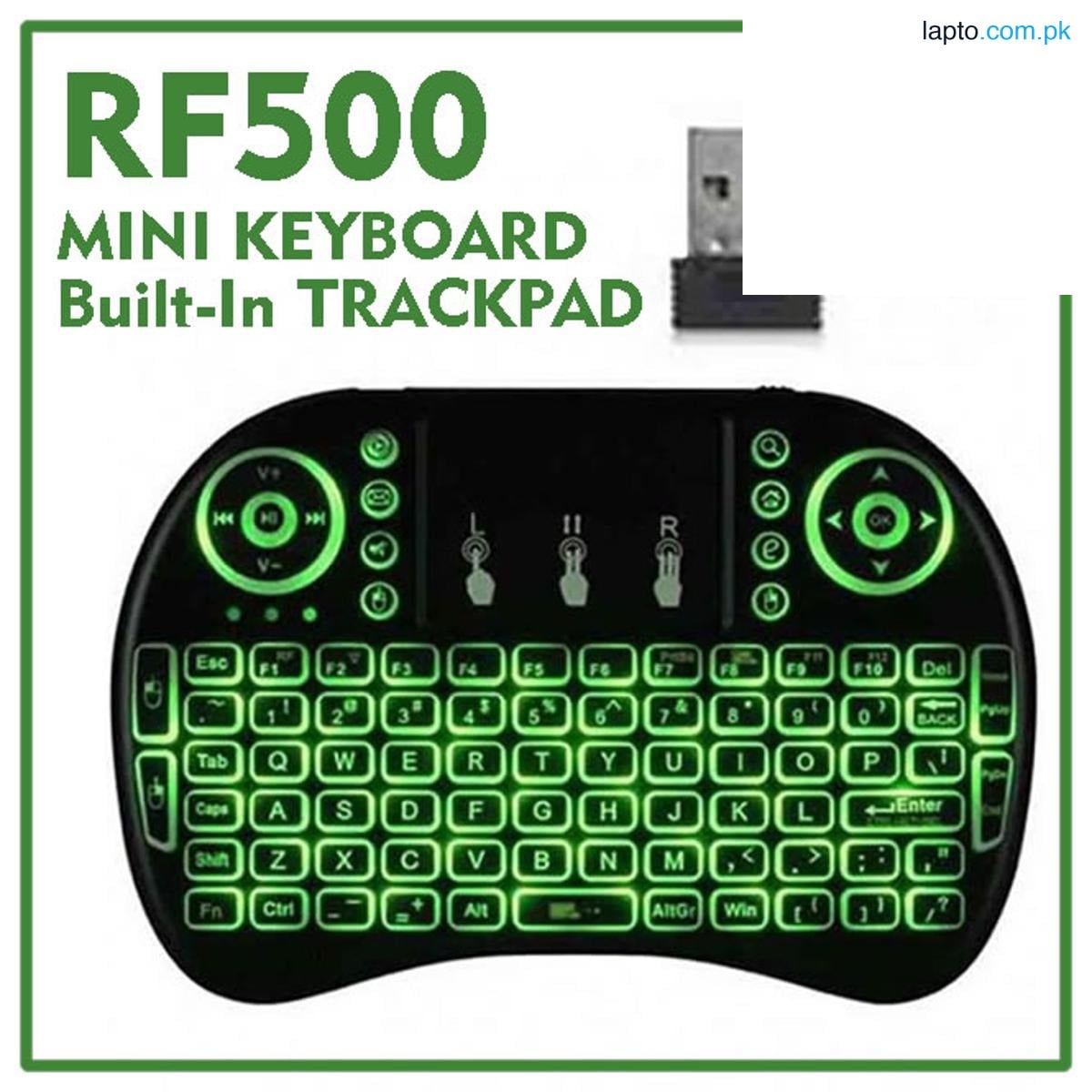 Wireless Keyboard For Android TV Box / Smart TV / PC - Lighting Mini Key Board with Trackpad