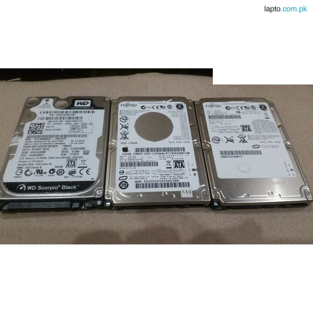 LAPTOP INTERNAL HARD DRIVE 2.5 SATA 80GB, 120GB, 160GB, 250Gb, 500Gb