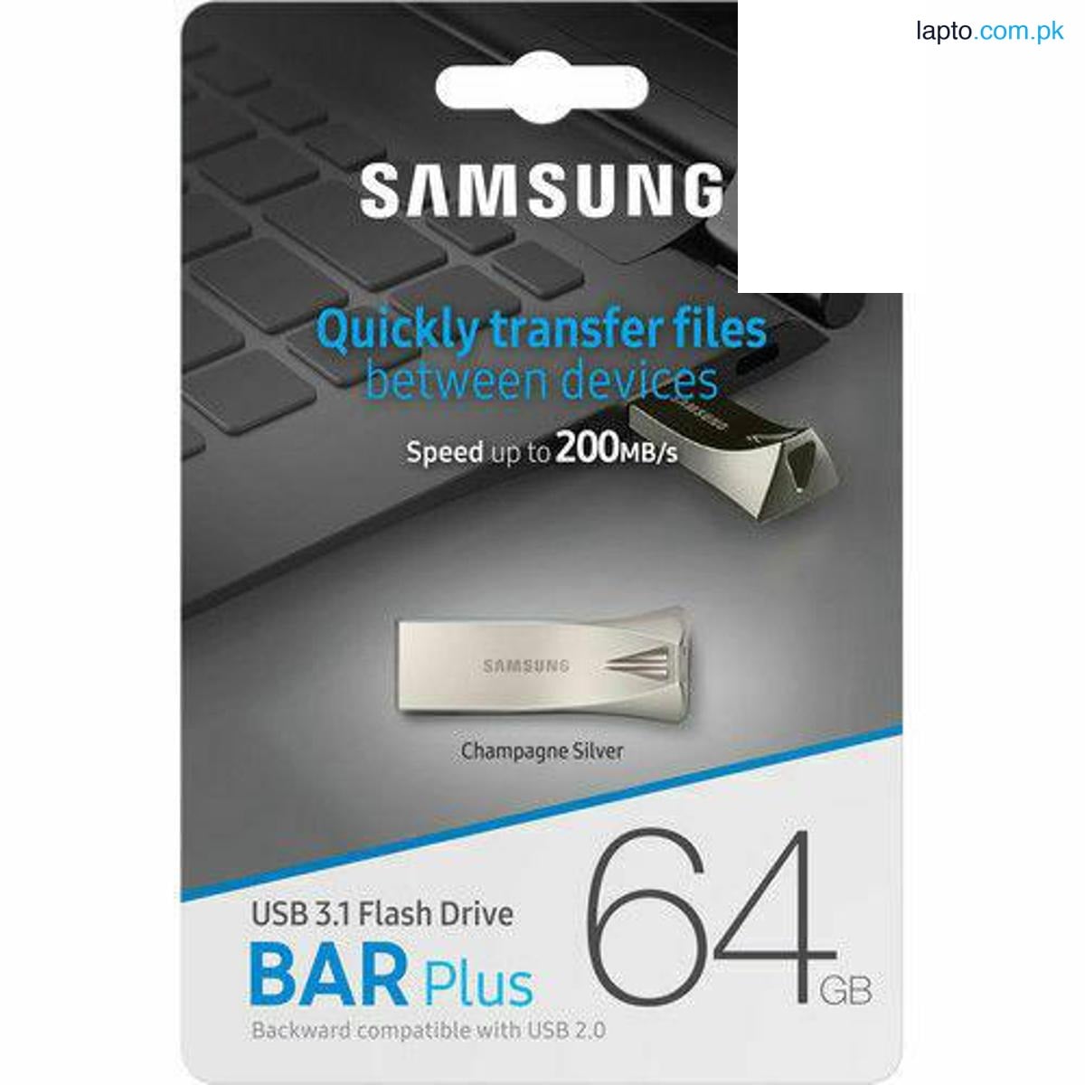 64GB USB BAR Plus Flash Drive (1 Year Warranty)