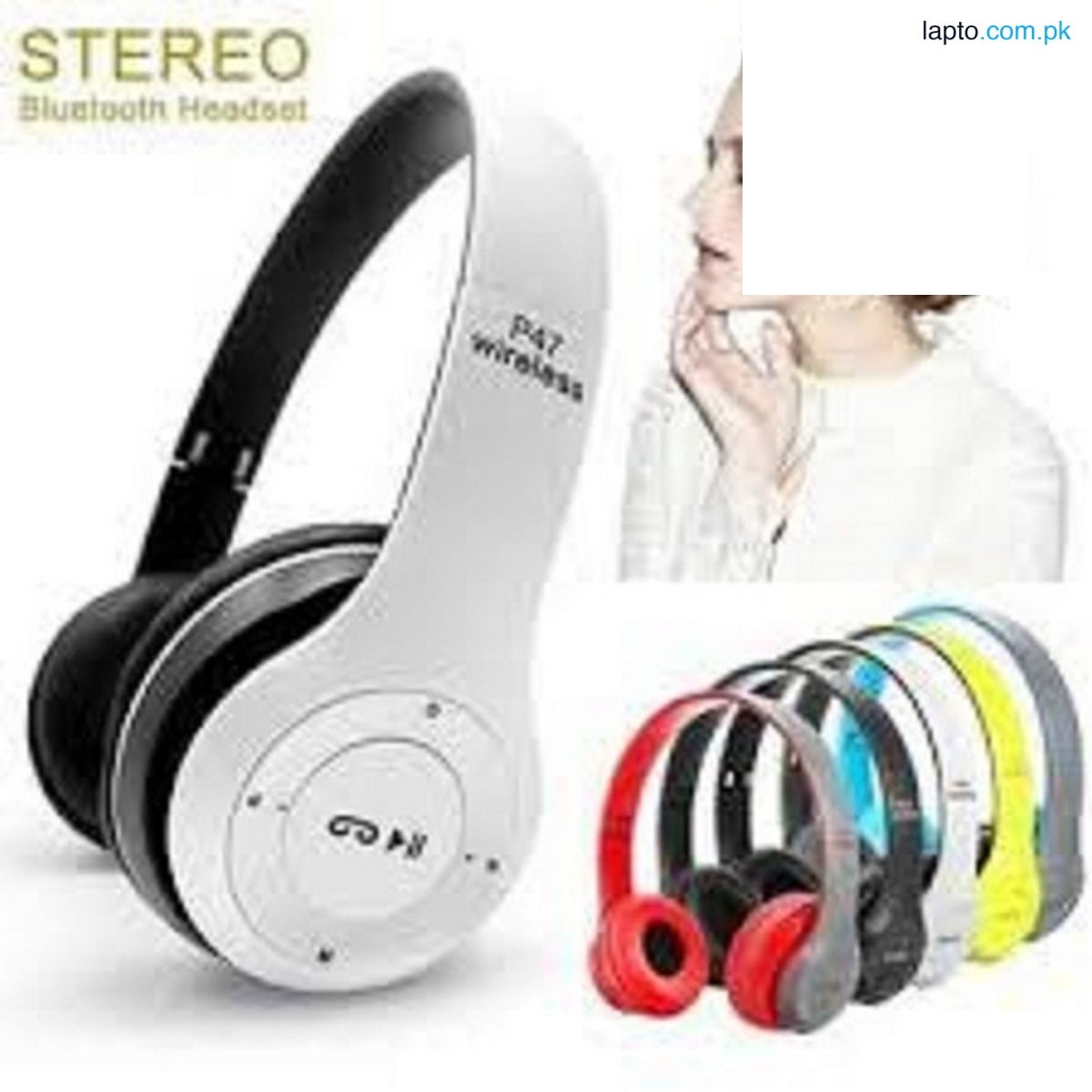 Special Edition P47 Headphone with Pop Window Over The Ear Wireless Bluetooth Headphone Support Sd Card
