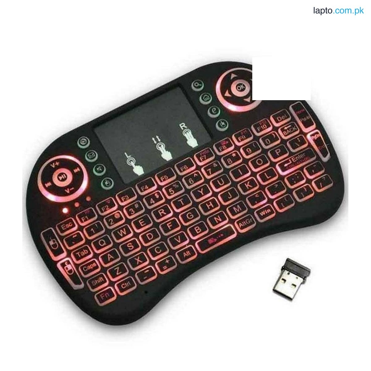 Lighting Mini Touchpad Wireless Keyboard