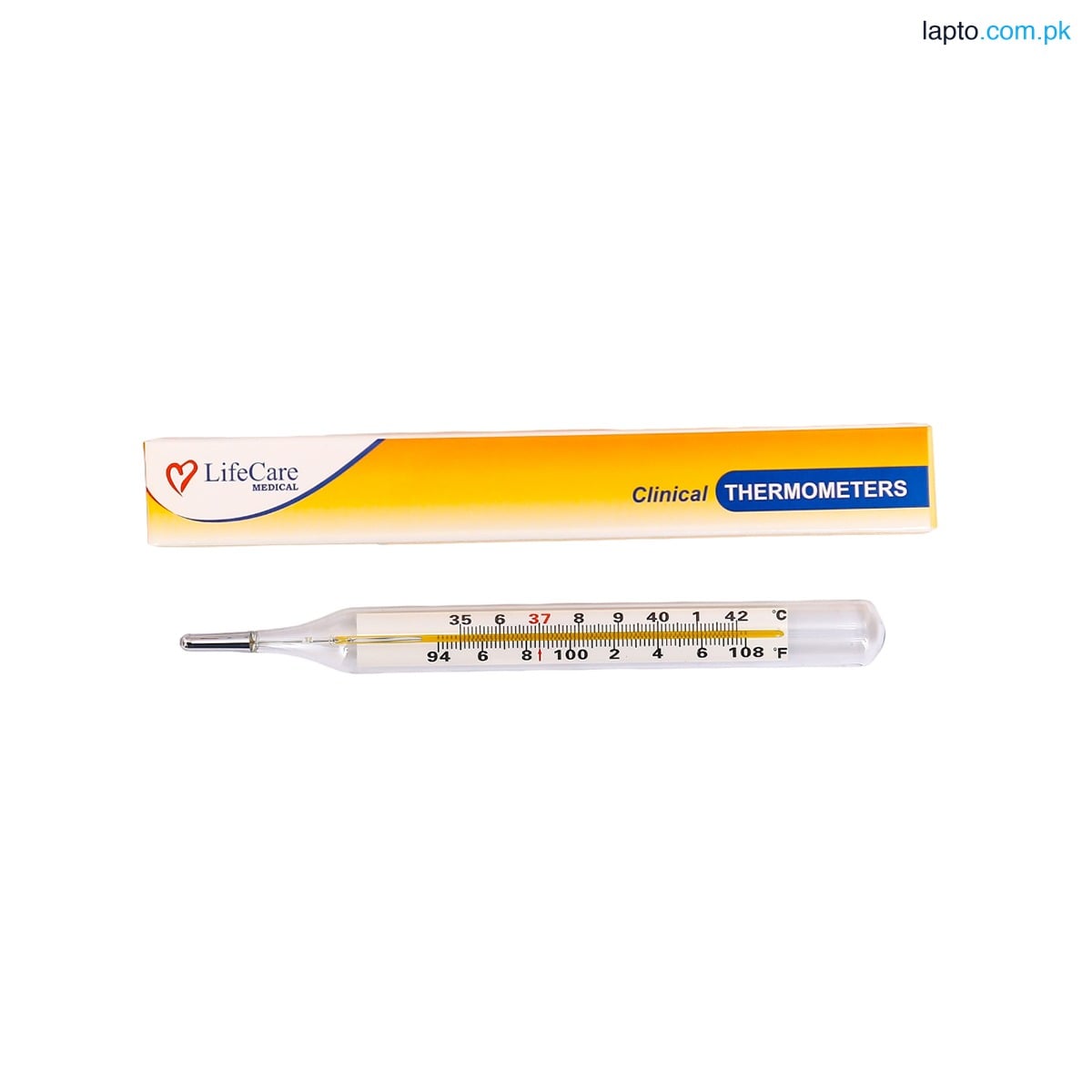 LifeCare Classic Traditional Clinical Glass Thermometer