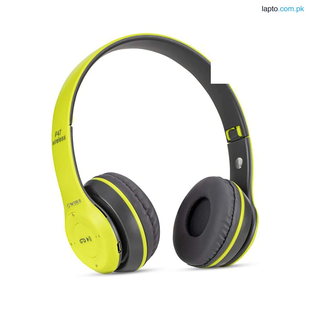 P47 Wireless Bluetooth Foldable Headset with Microphone - Adjustable, Portable for Phones & Laptops