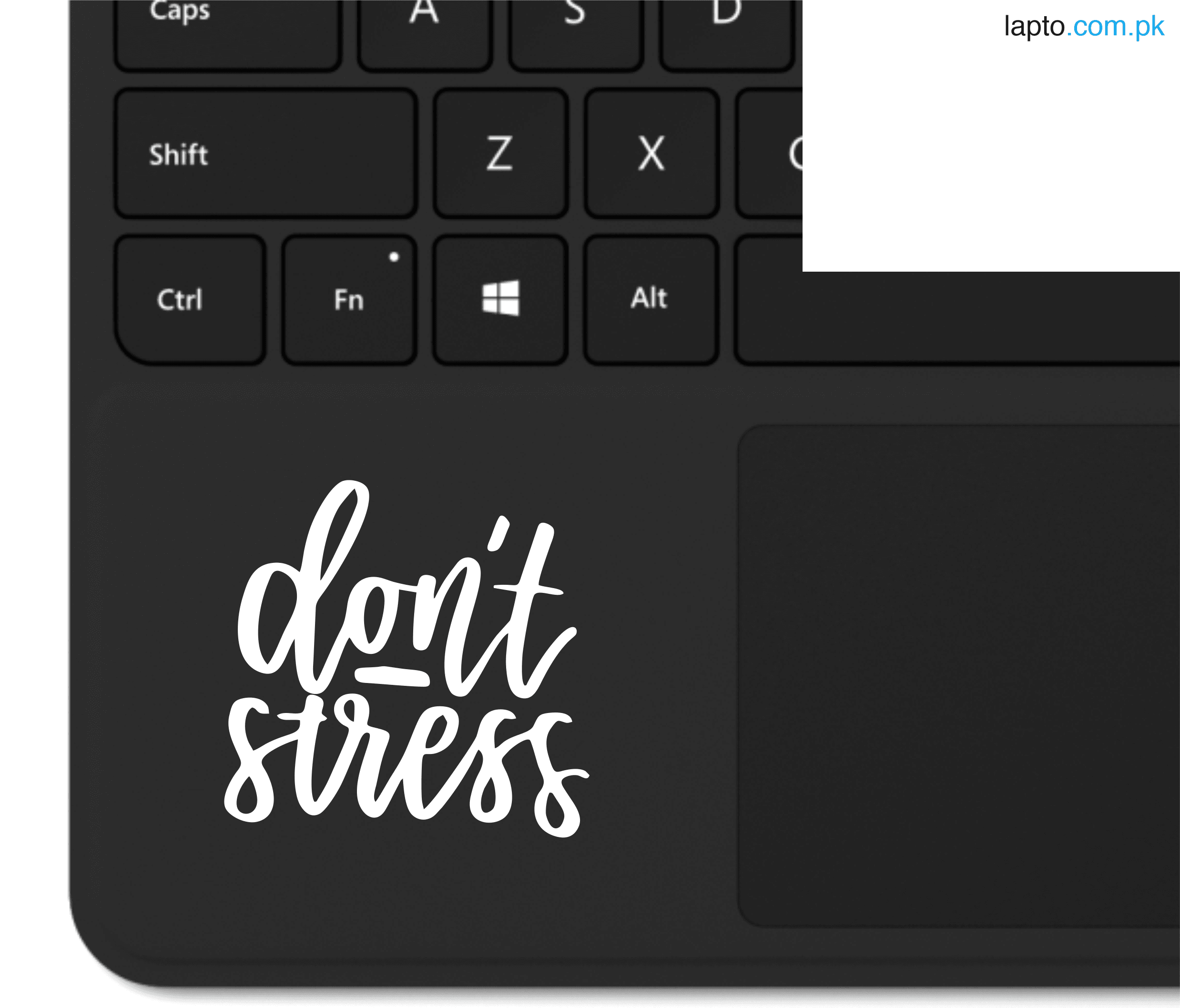 Don't Stress Motivational Laptop Sticker Decal New Design, Car Stickers, Wall Stickers High Quality Vinyl Stickers by Sticker Studio