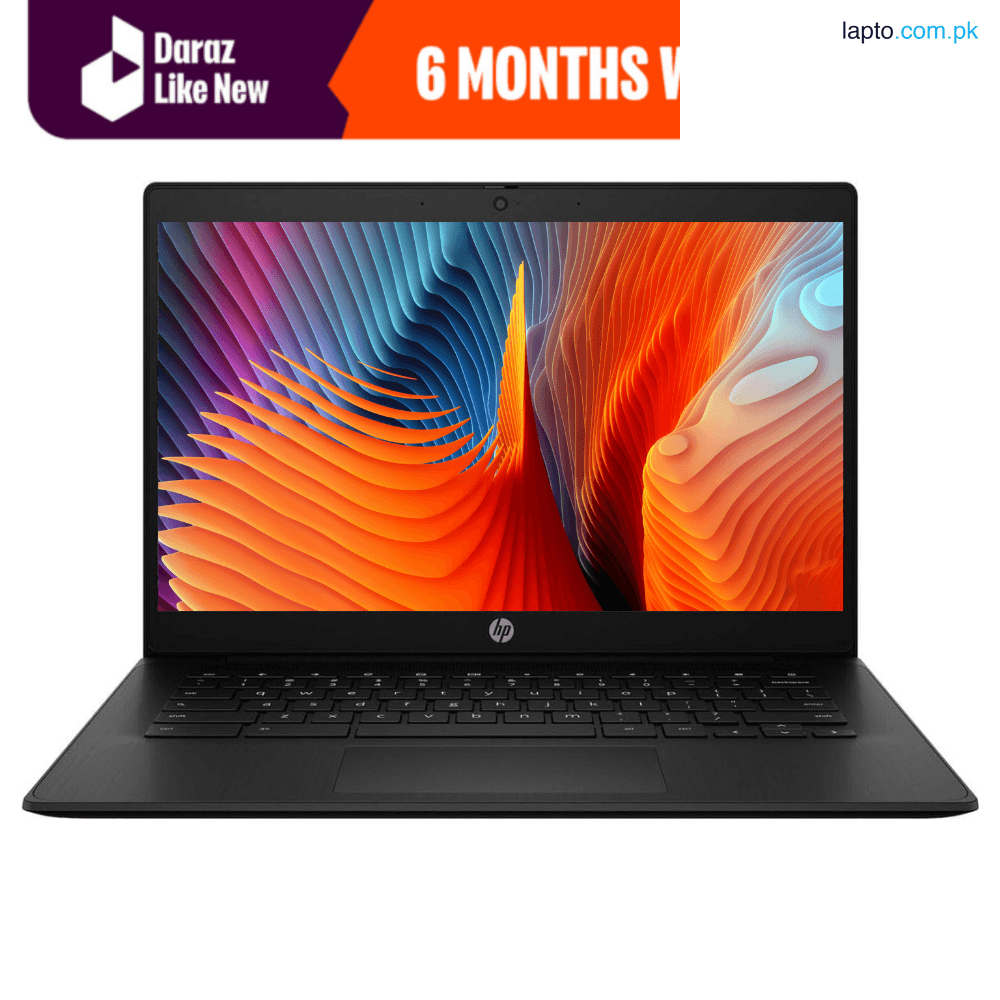 HP Chromebook 14 G7 | 4GB DDR4 RAM | 64GB eMMC SSD | Windows 11 | 14-inch HD (1366 × 768) Anti-Glare Display | Intel UHD Graphics | 4-5 Hours Battery Backup | With Type C Charger