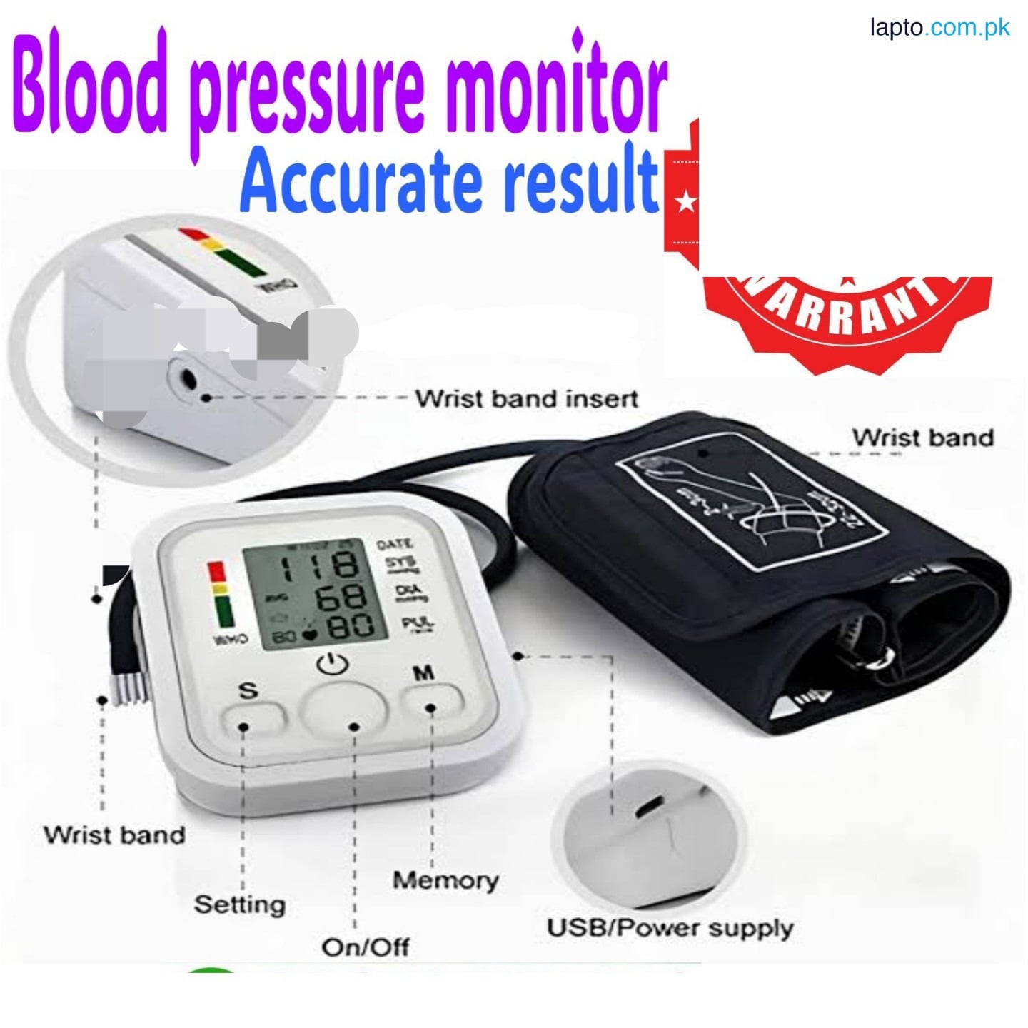 Digital blood pressure monitor, 01 year warranty, Accurate result wit, BP Apparatus, Digital BP Apparatus, BP monitor, Digital BP monitor, blood pressure device, upper arm blood pressure monitor,