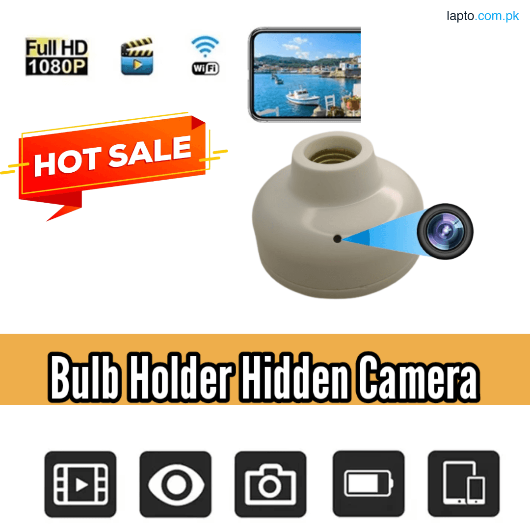 naino cctv bulb holder WiFi Camera HD 1080p Wireless Video Recorder Voice Recorder Security Monitoring Camera Smart Home For Infants And Pets