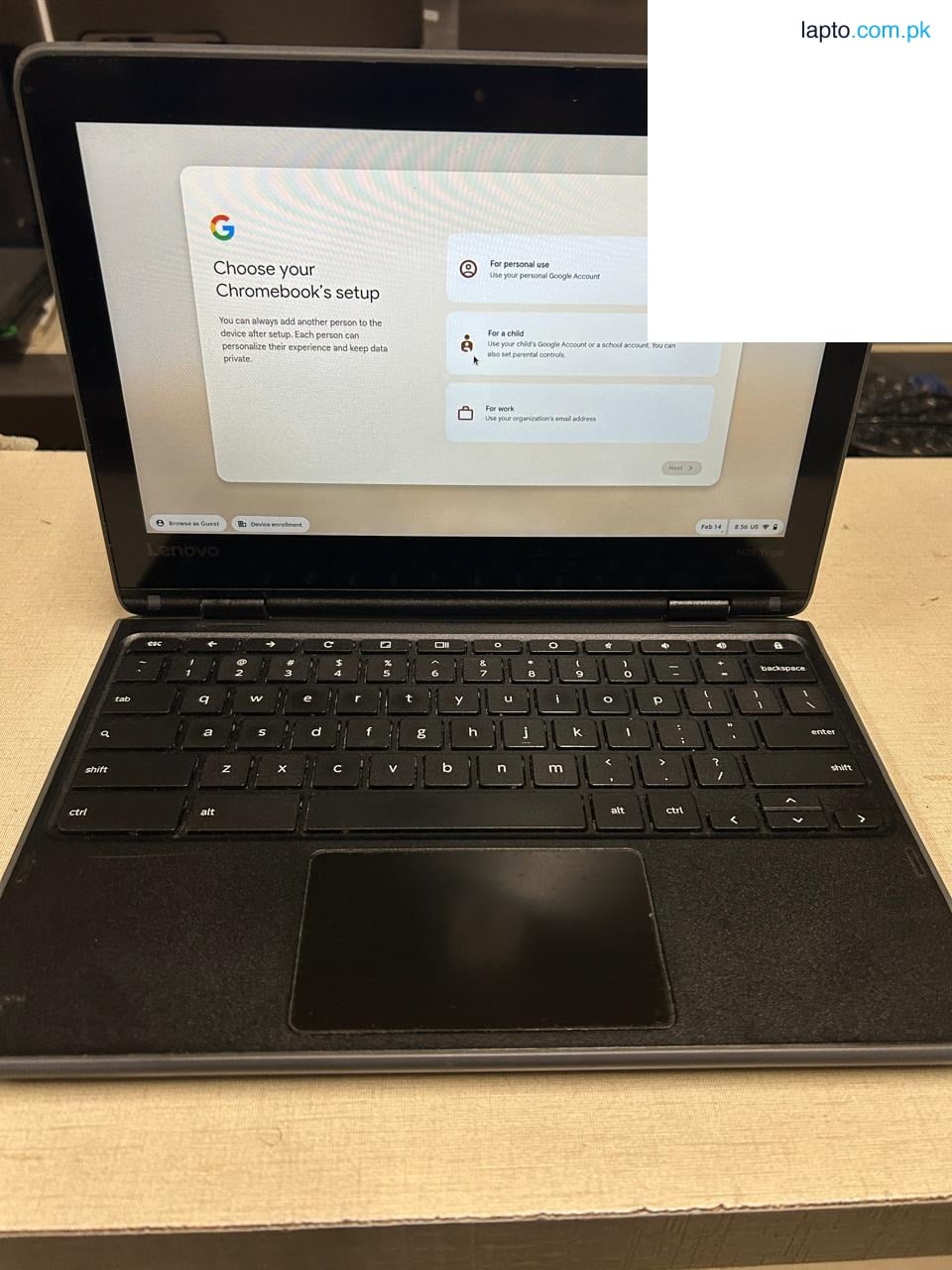 Lenovo N23 Yoga X360 Touchscreen Chromebook | 11.6" HD IPS | 4GB RAM 16GB SSD | 360° Convertible Laptop | Student & Online Classes Best | 10/10 Condition