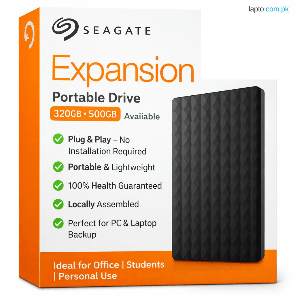 Seagate Expansion Portable External Hard Drive – USB 3.0 320gb, 500gb