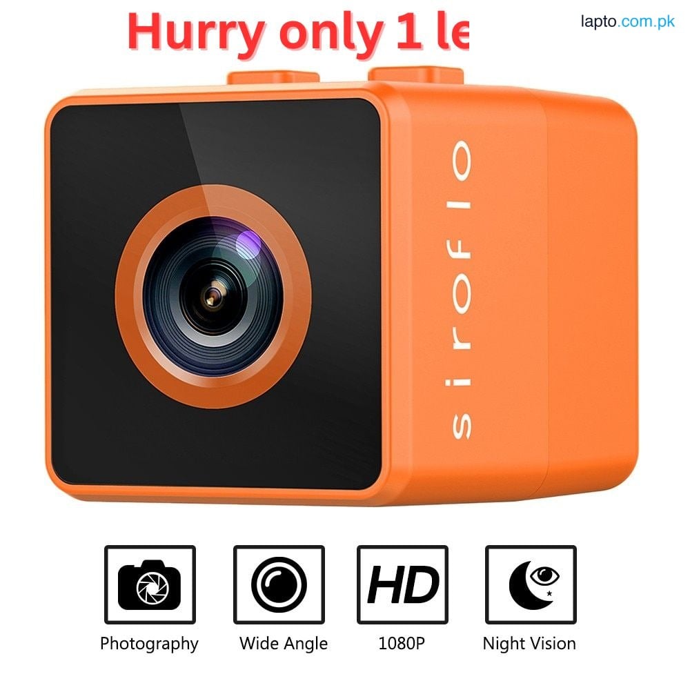 Siroflo Mini DV Action Camcorders Camera 1080P 30 FPS 125 Degree Angle