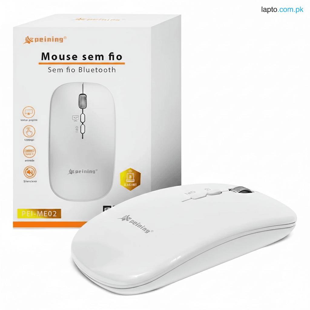 Silent Wireless Mouse | Bluetooth & 2.4G Dual Mode | Rechargeable Ergonomic Mouse | 1200 DPI | Mute Click | For Laptop PC MacBook Tablet Office