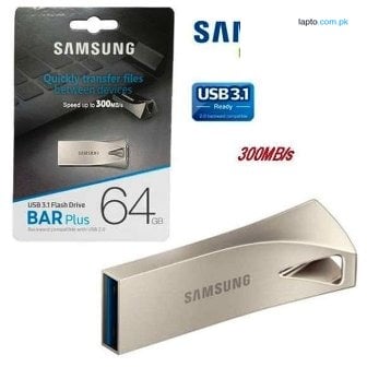 64 GB Samsung USB Drive, Metal High Speed 3.1 Flash Memory Stick + FREE USB to Type C OTG adapter