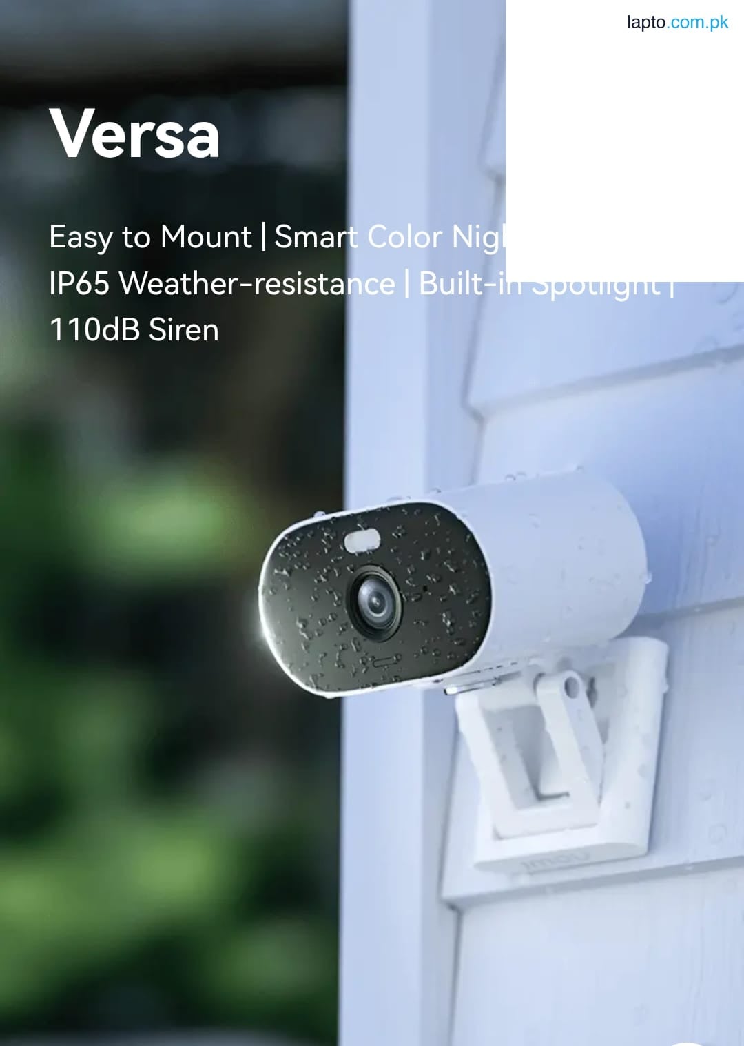 The Imou Versa (IPC-C22FP-C) is a compact, 2MP (1080p) outdoor/indoor Wi-Fi security camera featuring a 2.8mm lens, IP65 weather resistance, and smart color night vision (up to 20m)
