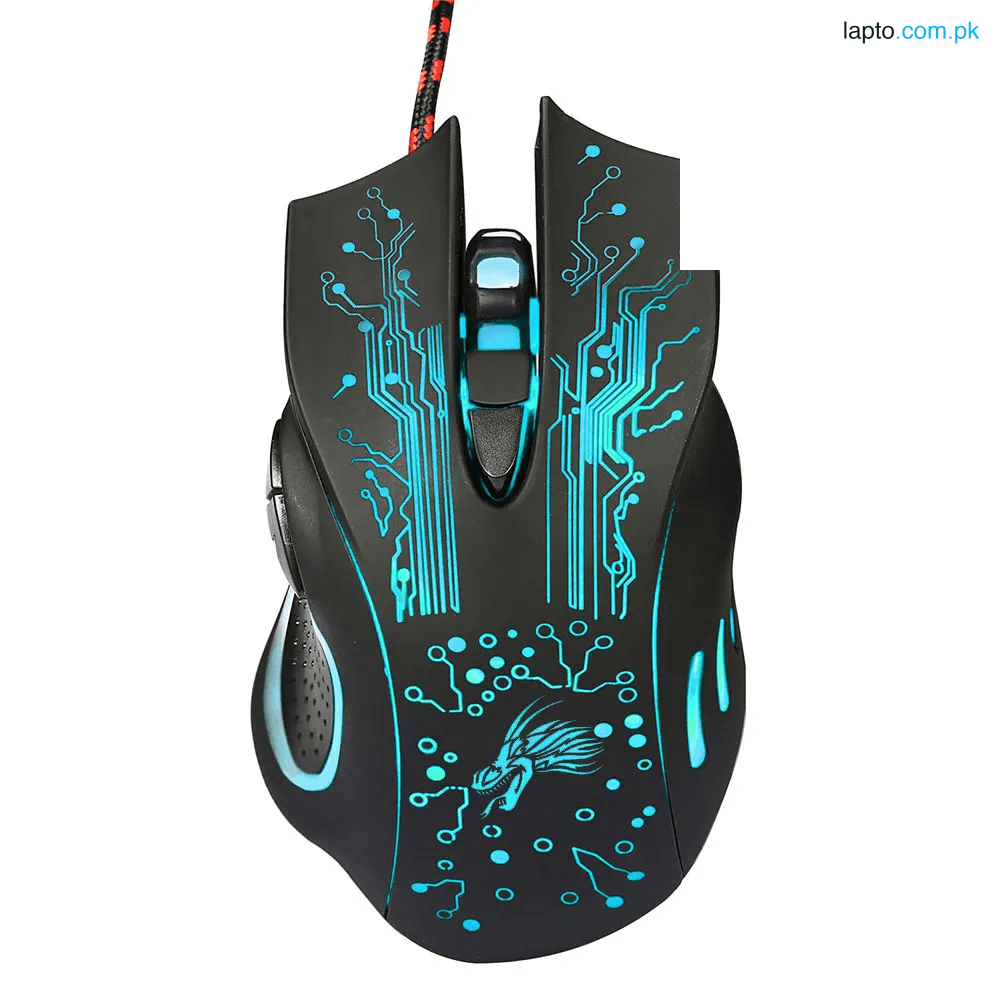 Q5 Wired Gaming Mouse RGB 3600 DPI Adjustable - 6 Buttons Programmable Gaming Mouse