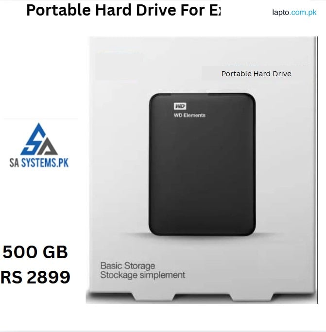 Portable External Hard Drive 160GB to 1TB USB 3.0 High Speed HDD for Laptop – Plug & Play Backup Storage