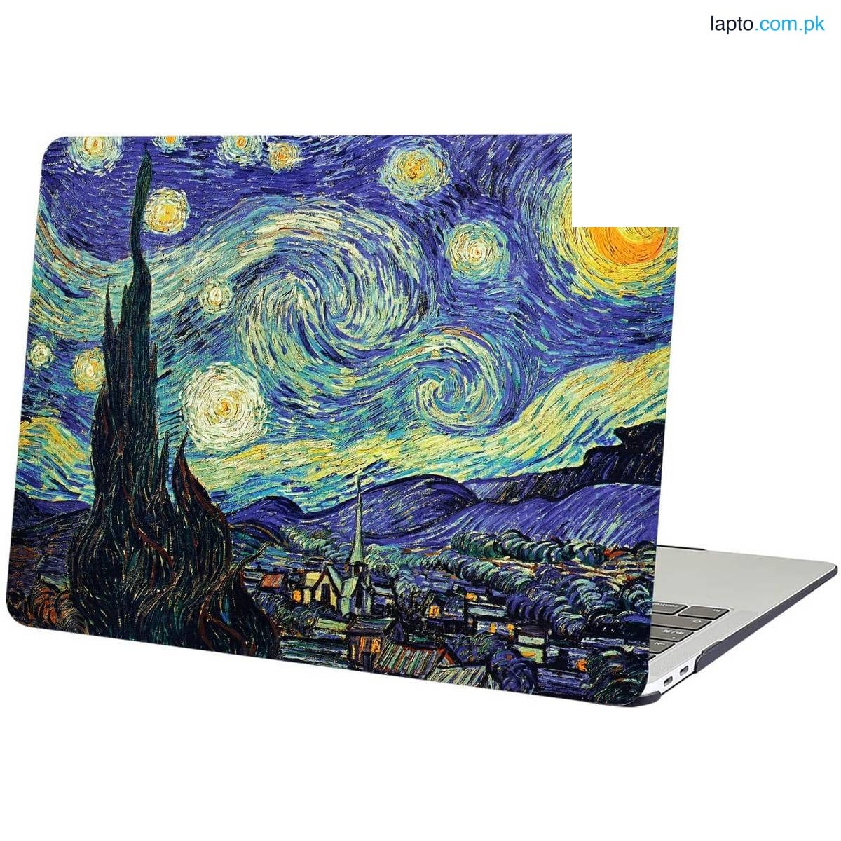 Starry Night Painting, Laptop Skin Vinyl Sticker Decal, 12 13 13.3 14 15 15.4 15.6 inch Laptop Skin Sticker Cover Art Decal Protector Fits All Laptops
