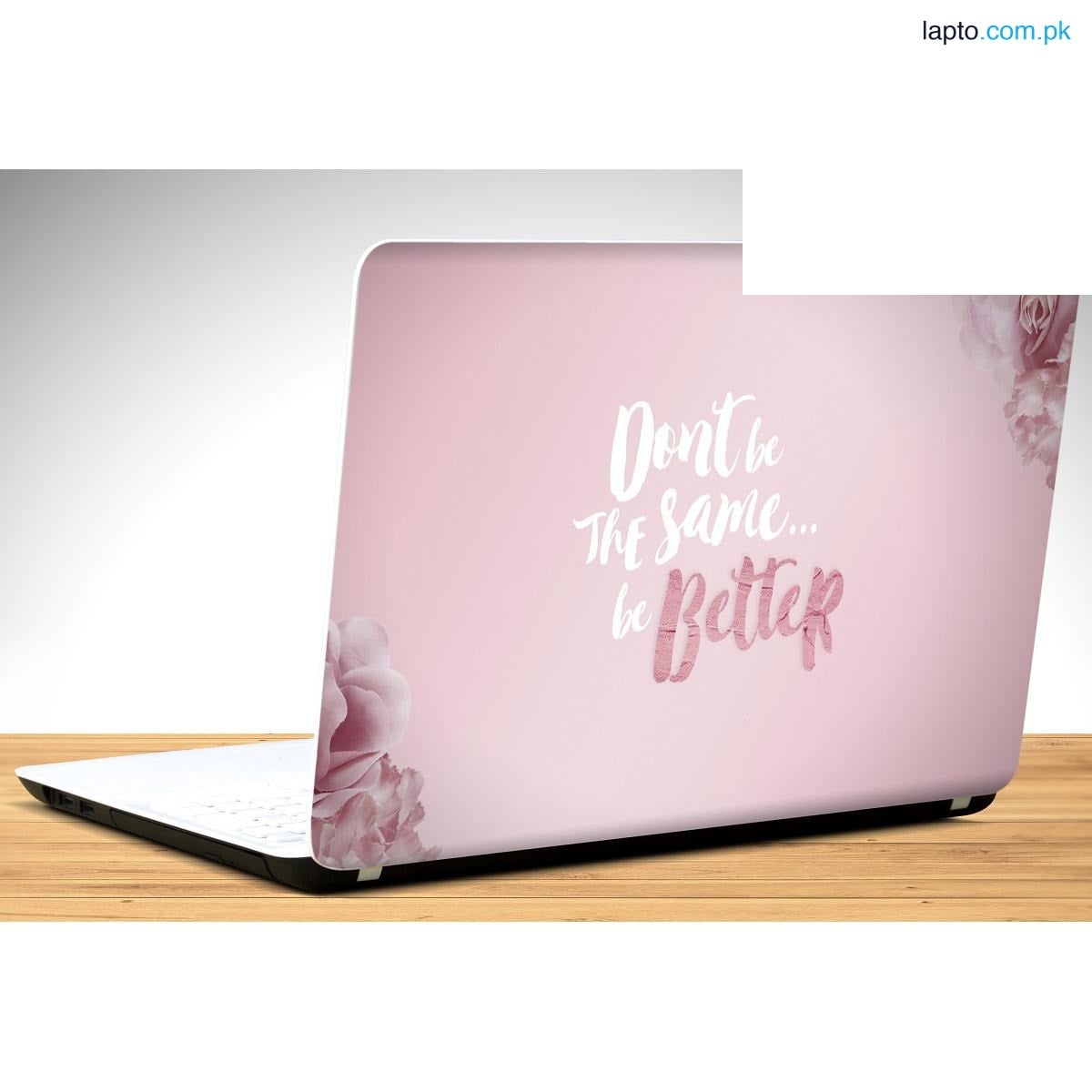 Quote, Don't Be the Same. Be Better: Inspiring Motivational , Laptop Skin Vinyl Sticker Decal, 12 13 13.3 14 15 15.4 15.6 inch Laptop Skin Sticker Cover Art Decal Protector Fits All Laptops