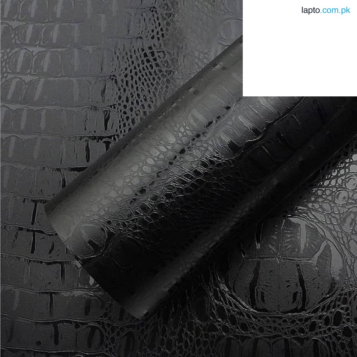 30x50cm Black Crocodile Leather Grain Texture Vinyl Wraps Film Laptop Skin Phone Cover Motorcycle