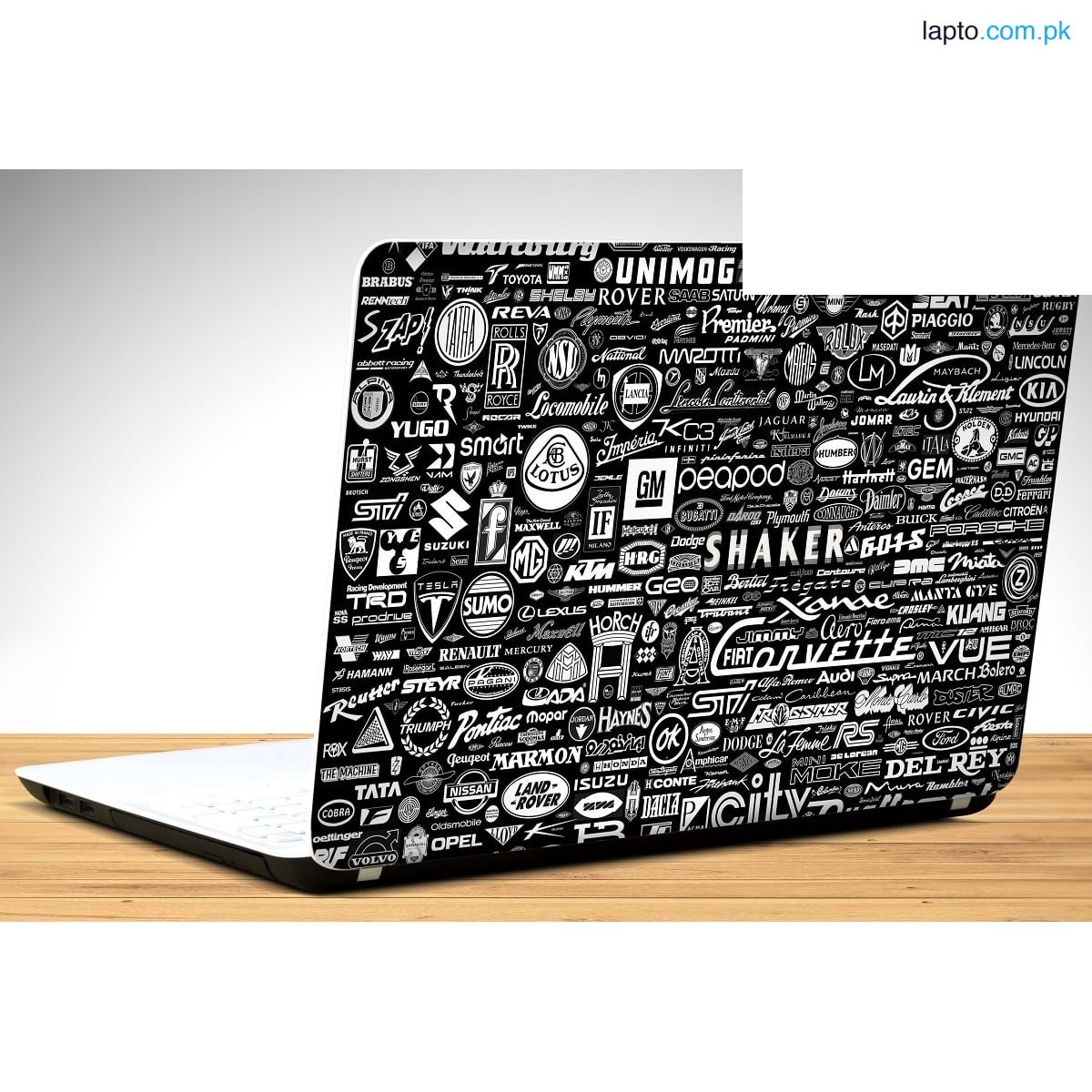 Car Manufacturers, Doodle, logo, Laptop Skin Vinyl Sticker Decal, 12 13 13.3 14 15 15.4 15.6 inch Laptop Skin Sticker Cover Art Decal Protector Fits All Laptops