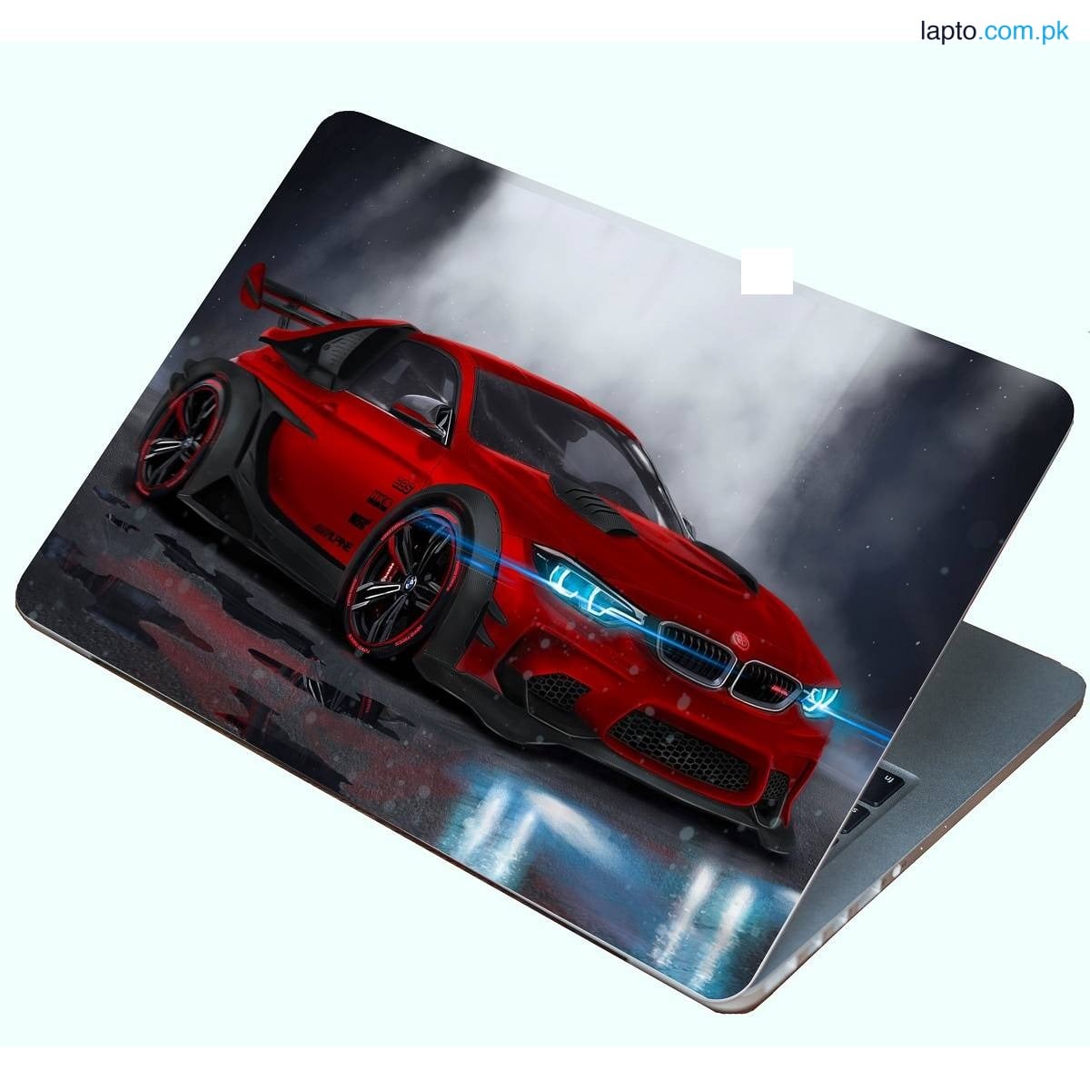 Red Sports Car Laptop Skin Vinyl Sticker Decal, 12 13 13.3 14 15 15.4 15.6 inch Laptop Skin Sticker Cover Art Decal Protector Fits All Laptops
