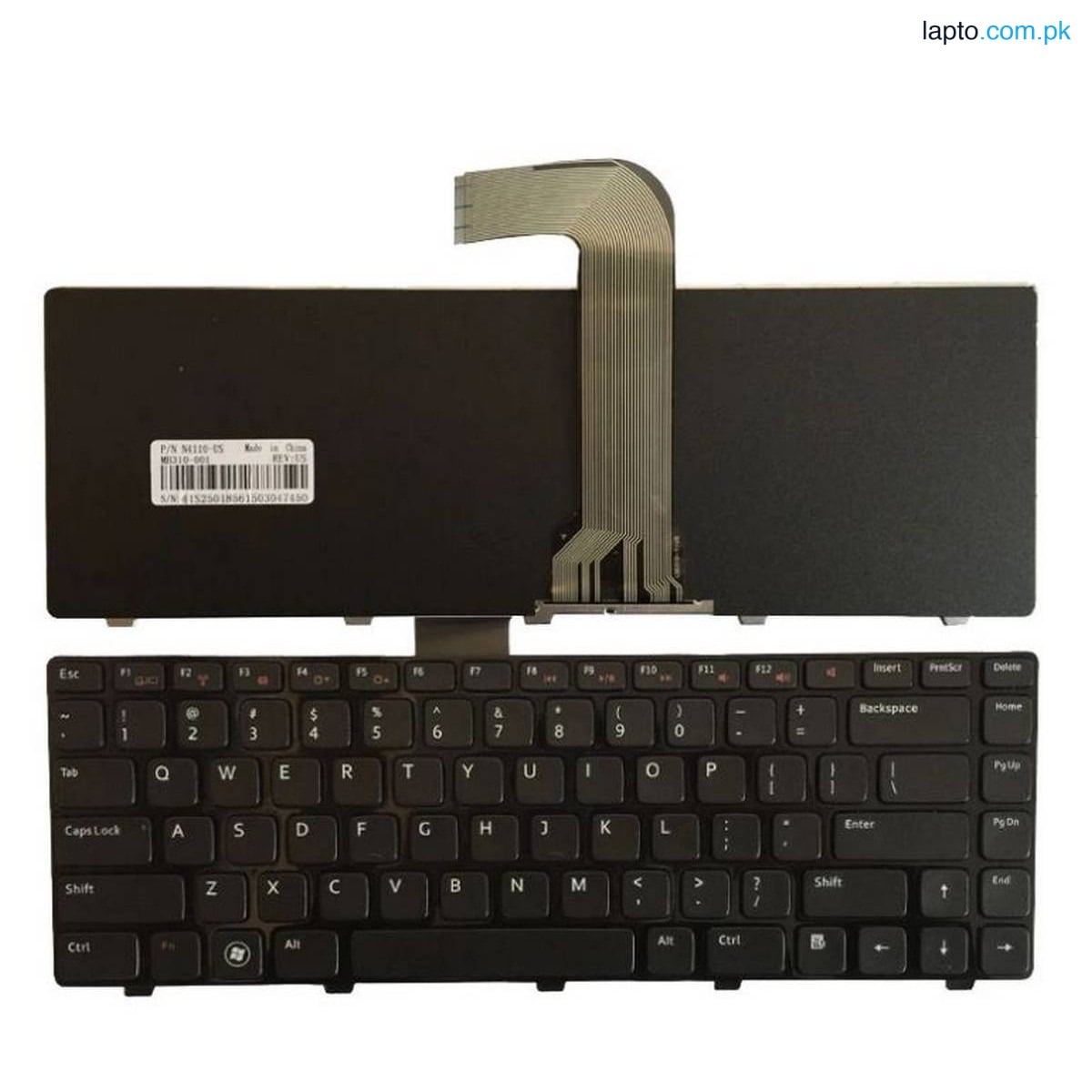 Laptop Notebook Keyboard For DE Inspiron N4050 P/N NSK-DX0SW – Black