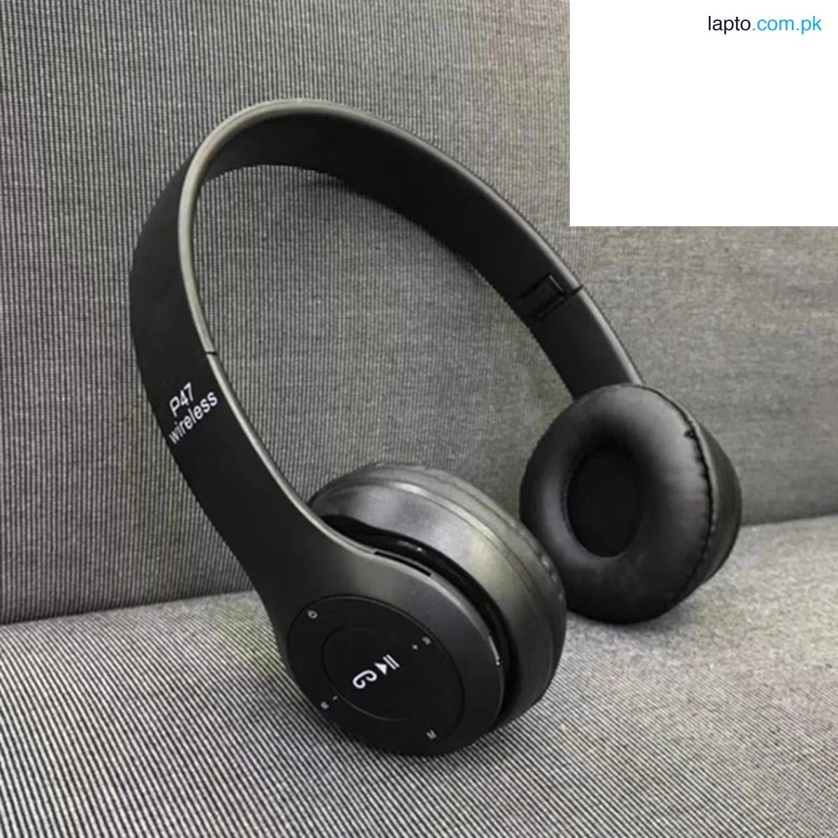 Headphone P47 with Pop Window Over The Ear Wireless Bluetooth Headphone Support Sd Card use