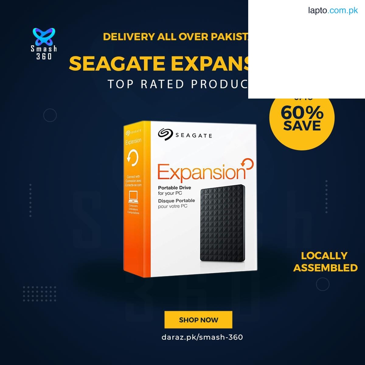 Seagate Expansion USB 3.0 Portable External Hard Drive 40GB 60GB 80GB 120GB 160GB 250GB 320GB 500GB 750GB 1TB
