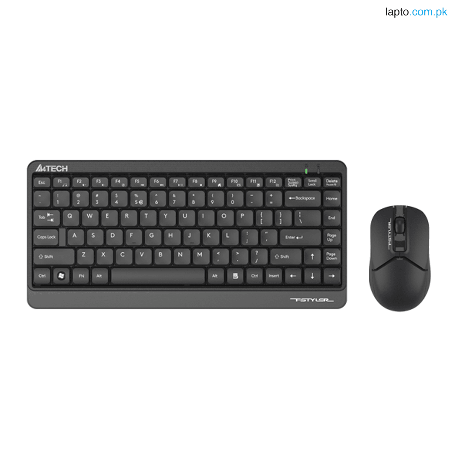 A4Tech FG1112S FSTYLER Wireless Keyboard & Mouse Combo Set - Silent Clicks Mouse - Black/White