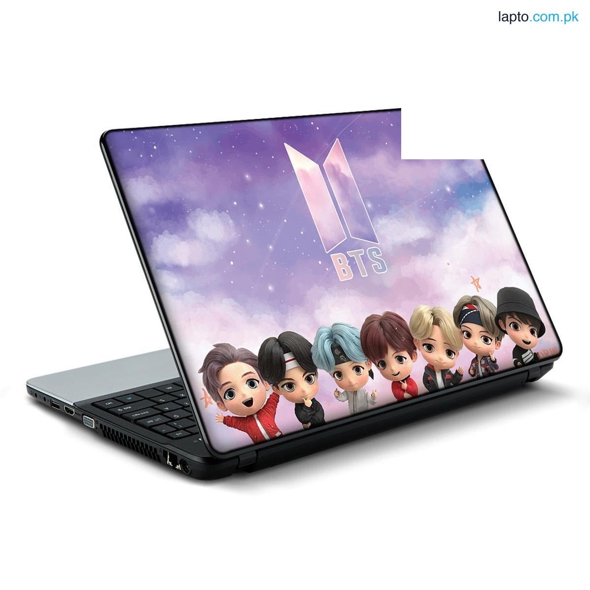 BTS, BTS Army Tinytan, Tiny Tan Laptop Skin Vinyl Sticker Decal, 12 13 13.3 14 15 15.4 15.6 inch Laptop Skin Sticker Cover Art Decal Protector Fits All Laptops