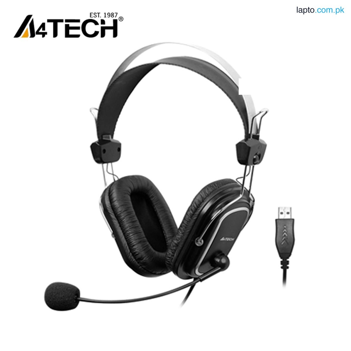 A4Tech HU-50 Headphones - Comfort Fit Stereo USB Headset